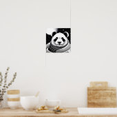 Poster Space Panda (Keuken)