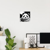 Poster Space Panda (Thuiskantoor)