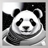 Poster Space Panda (Voorkant)