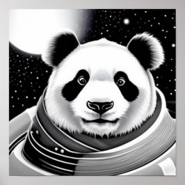 Poster Space Panda