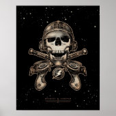 Poster "Space Pirate" (raygun) (16x20 inch) (Voorkant)