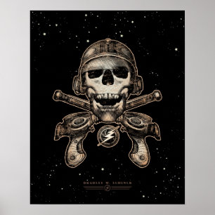 Poster "Space Pirate" (raygun) (16x20 inch)