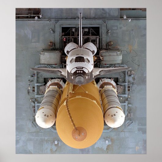 Poster Space Shuttle Atlantis (Voorkant)