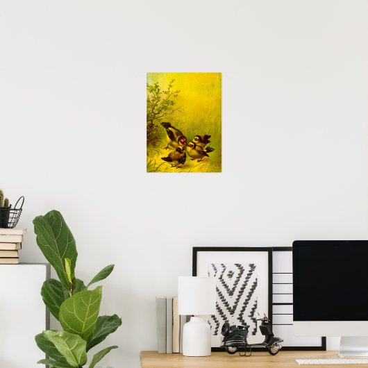  Poster Sparrows (Thuiskantoor)