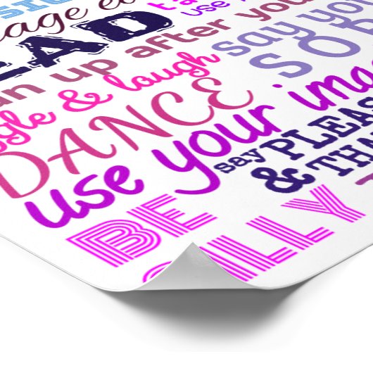 Poster spelregels (Hoek)