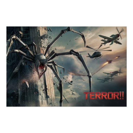 Poster Spider Terror (Voorkant)