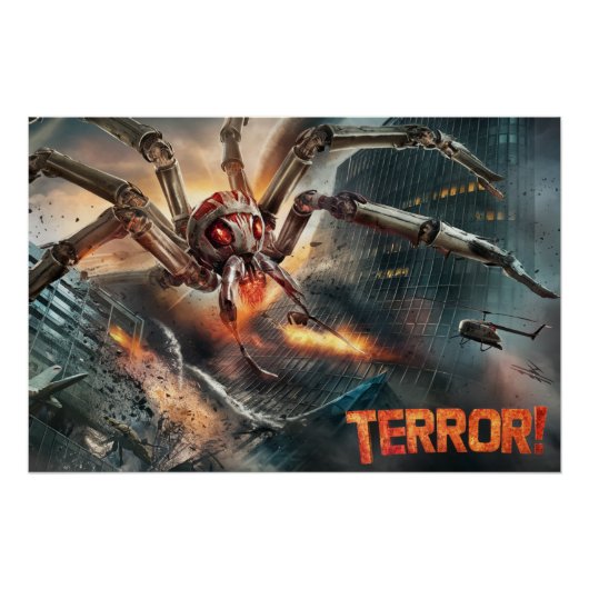 Poster Spider Terror (Voorkant)