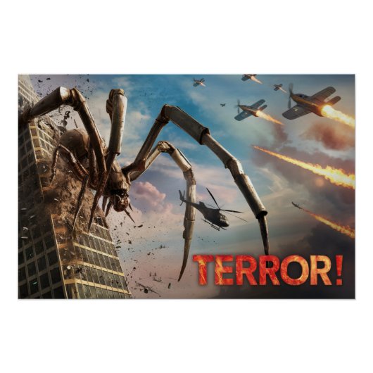 Poster Spider Terror 04 (Voorkant)