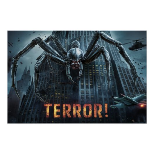 Poster Spider Terror 05 (Voorkant)