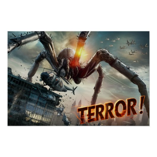 Poster Spider Terror 06 (Voorkant)