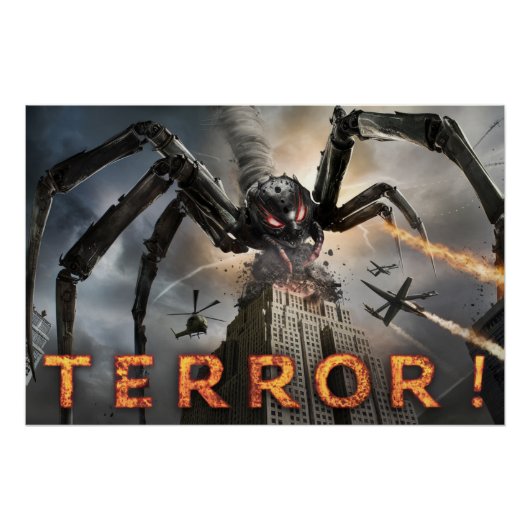 Poster Spider Terror 09 (Voorkant)