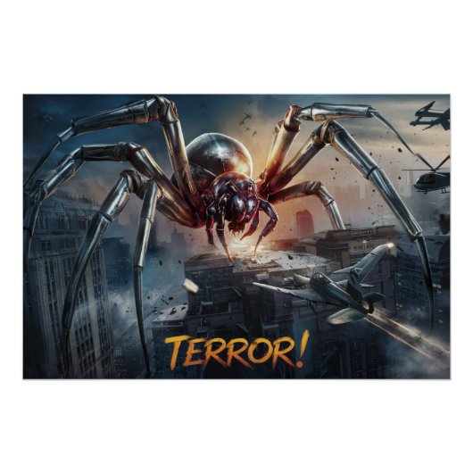 Poster Spider Terror 10 (Voorkant)
