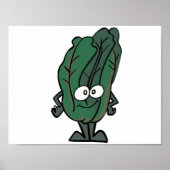 Poster Spinach Face (Voorkant)