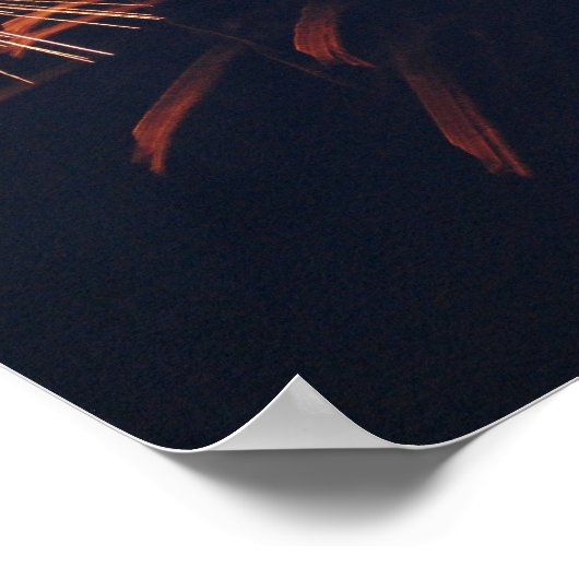 Poster spinvuurwerk (Hoek)