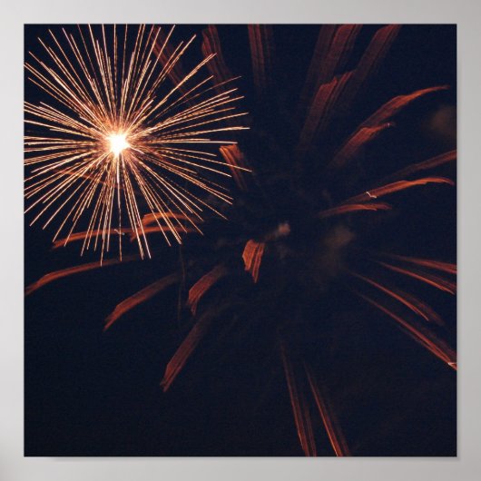 Poster spinvuurwerk (Voorkant)