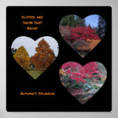 Poster Splendor in de herfst (Voorkant)