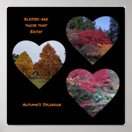 Poster Splendor in de herfst