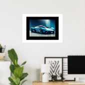 Poster-sportauto Poster (Thuiskantoor)