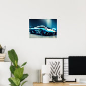 Poster-sportauto Poster (Thuiskantoor)