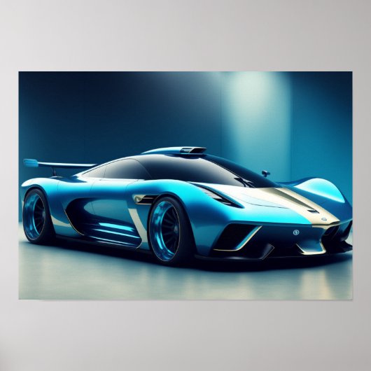Poster-sportauto Poster (Voorkant)