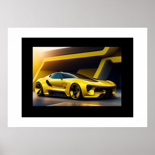 Poster-sportauto Poster (Voorkant)