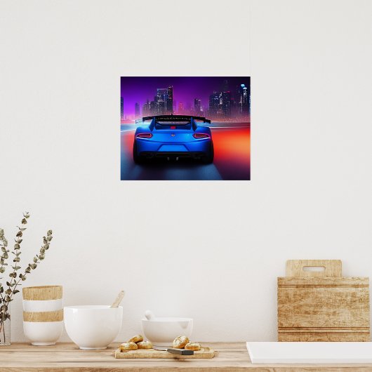 Poster-sportauto Poster (Keuken)