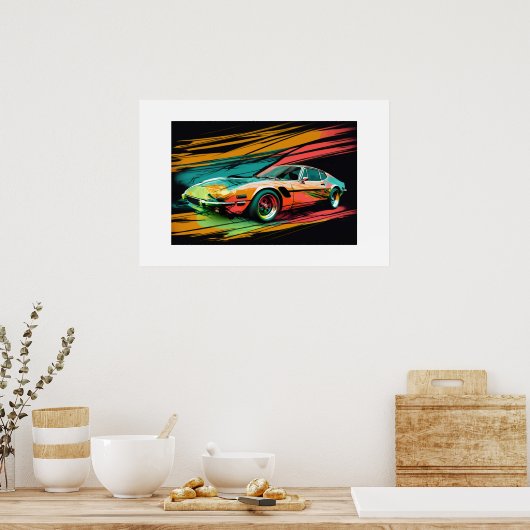 Poster-sportauto Poster (Keuken)