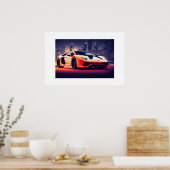 Poster-sportauto Poster (Keuken)