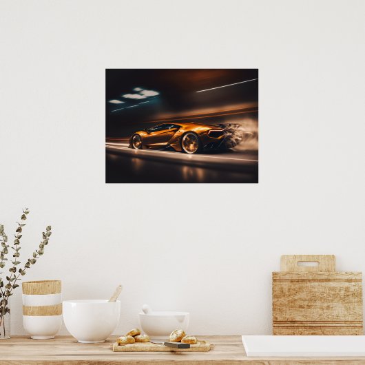 Poster-sportauto Poster (Keuken)