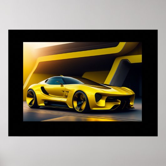Poster-sportauto Poster (Voorkant)