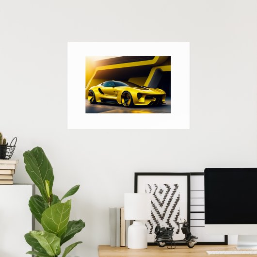 Poster-sportauto Poster (Thuiskantoor)
