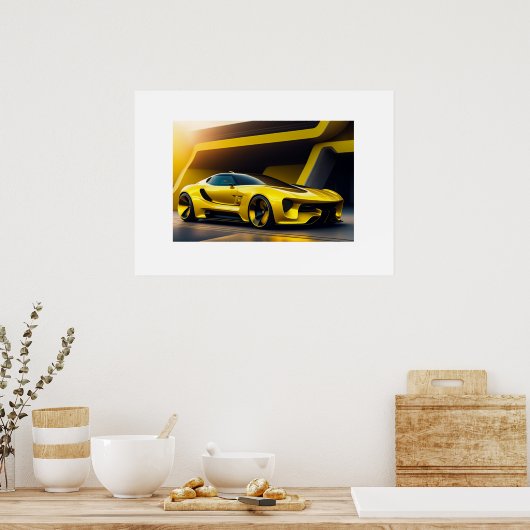 Poster-sportauto Poster (Keuken)