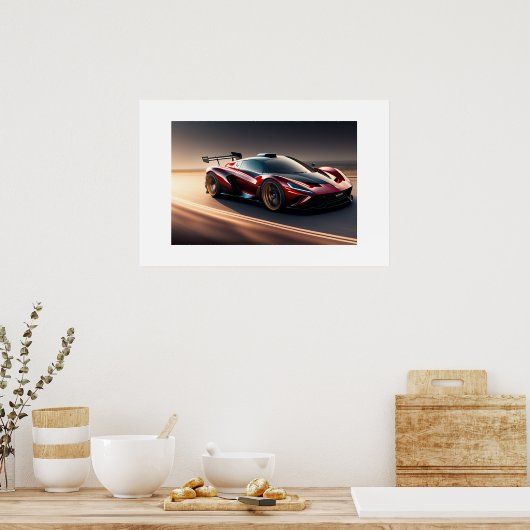 Poster-sportauto Poster (Keuken)