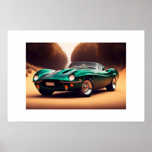 Poster-sportauto Poster (Voorkant)