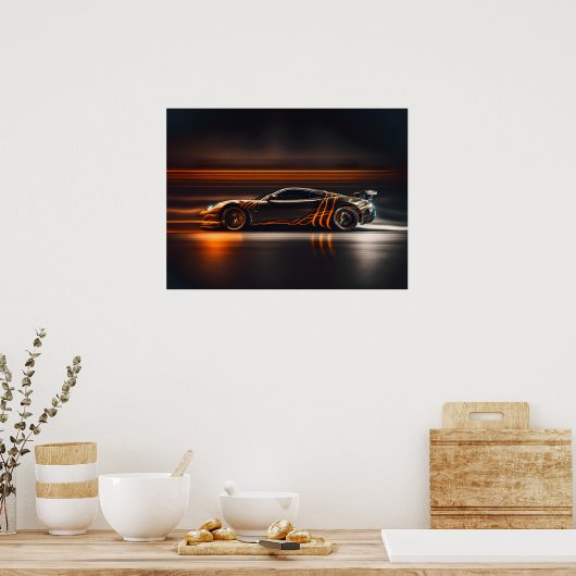 Poster-sportauto Poster (Keuken)