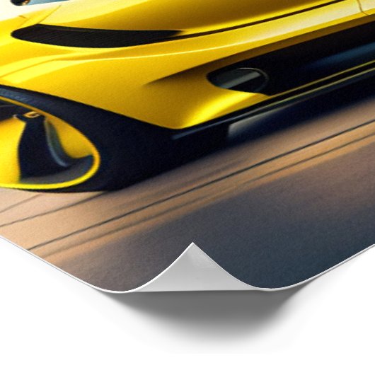 Poster-sportauto Poster (Hoek)