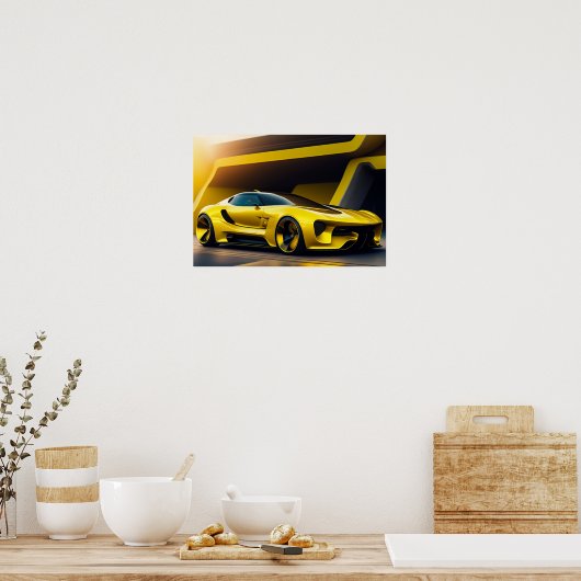 Poster-sportauto Poster (Keuken)