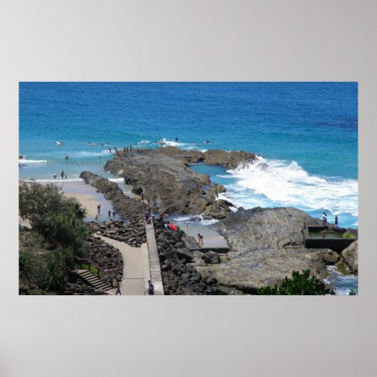 Poster Springers Rainbow Bay Australië (Voorkant)