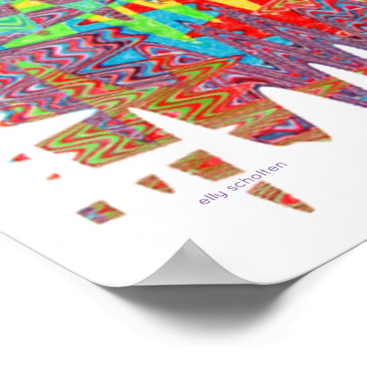 poster square abstract (Hoek)