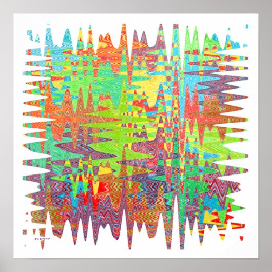 poster square abstract (Voorkant)