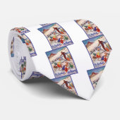 poster, St Anton, Arlberg, Tirol Stropdas (Opgerold)