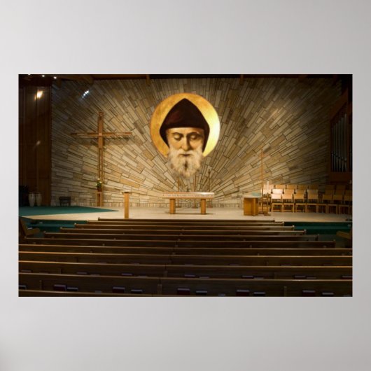 Poster St. Charbel Chapel (Voorkant)