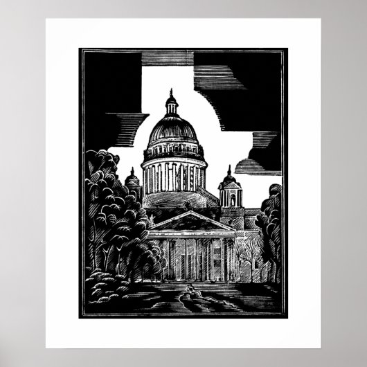 Poster ST PETERSBURG Sint-Isaac-kathedraal (Voorkant)