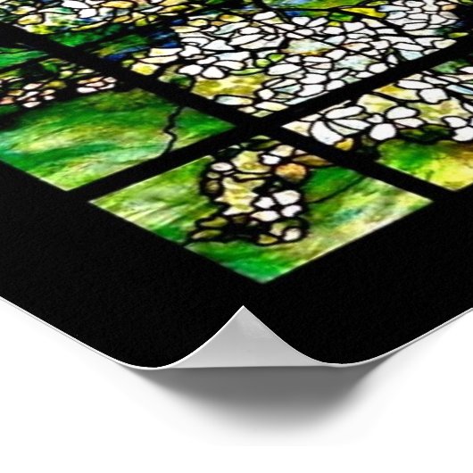Poster-Stained Glass-Louis Tiffany 108 Poster (Hoek)