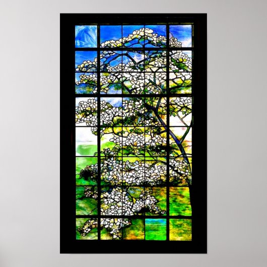 Poster-Stained Glass-Louis Tiffany 108 Poster (Voorkant)