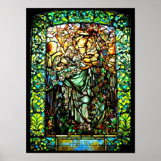 Poster-Stained Glass-Louis Tiffany 116 Poster (Voorkant)