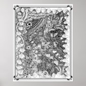 Poster "Stappen kunst" kleuren (Voorkant)