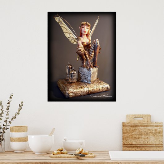 Poster Steampunk Fairy (Keuken)