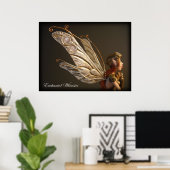 Poster Steampunk Fairy (Thuiskantoor)