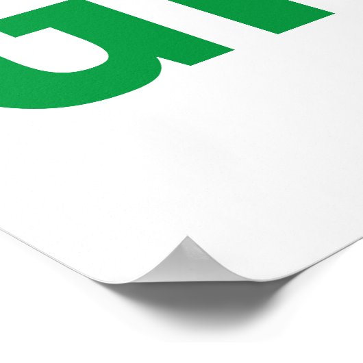 Poster Stemming in het President GREEN Biden Kamal (Hoek)